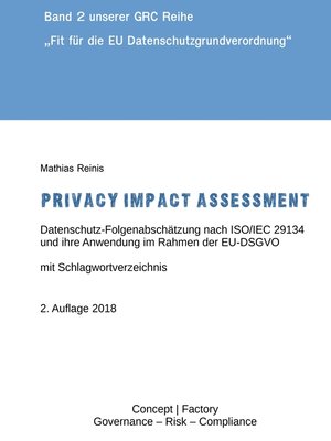 cover image of Privacy Impact Assessment